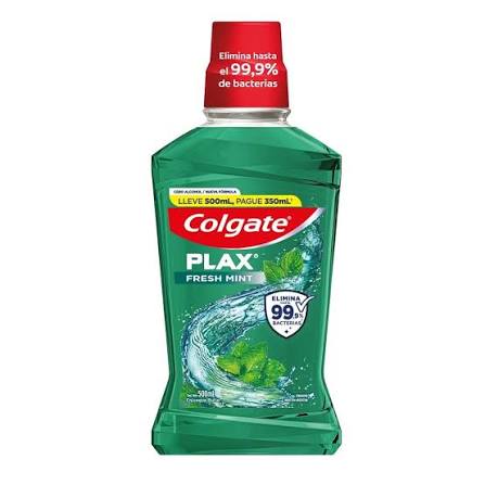 ENJUAGUE BUCAL COLGATE PLAX X 250  FRESH MINT